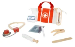 Arzttasche Spielset rot