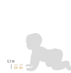 Babyrasseln Tiere Pastell