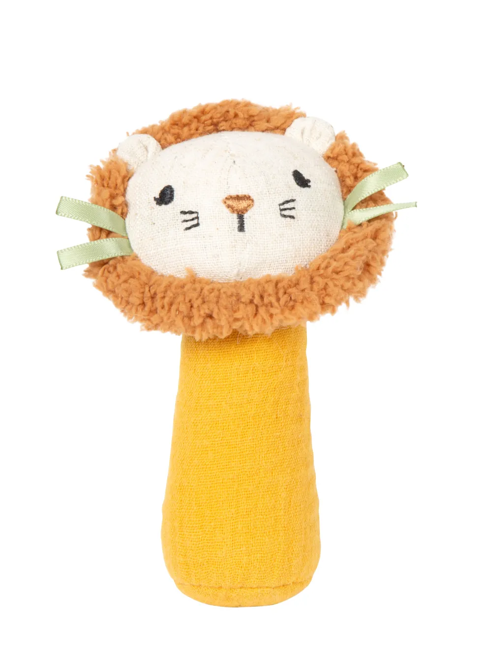 Babyspielzeug kleine Rassel & Stoffgreifling „Little Lion“
