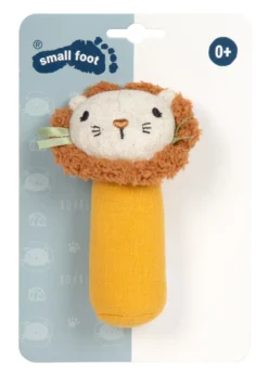 Babyspielzeug kleine Rassel & Stoffgreifling „Little Lion“