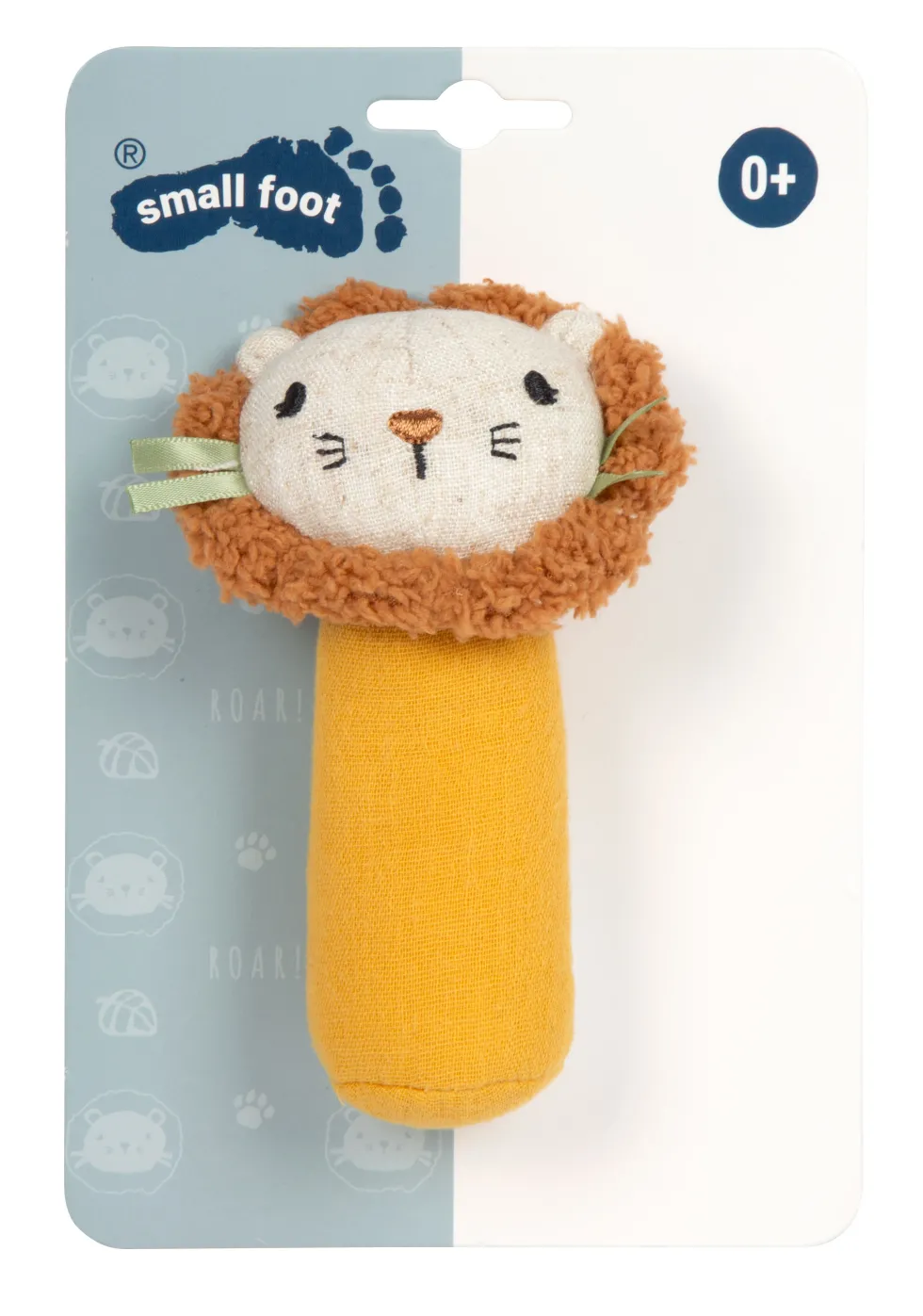 Babyspielzeug kleine Rassel & Stoffgreifling „Little Lion“