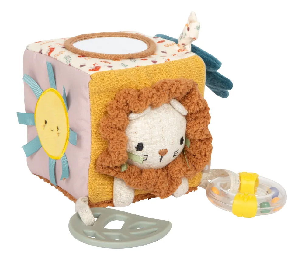 Babyspielzeug Spielwürfel aus Stoff „Little Lion“