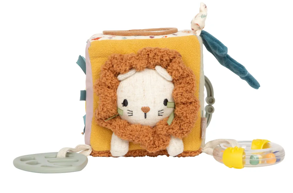 Babyspielzeug Spielwürfel aus Stoff „Little Lion“