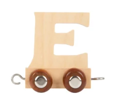Buchstabenzug Holz E