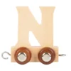 Buchstabenzug Holz N