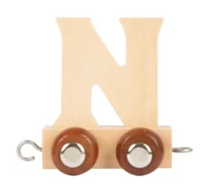 Buchstabenzug Holz N