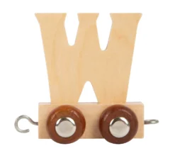 Buchstabenzug Holz W