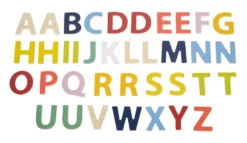Bunte Magnetbuchstaben „Educate“