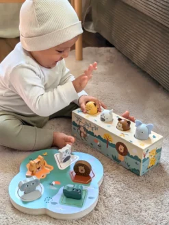 Drückspiel Tierlaute „Safari“