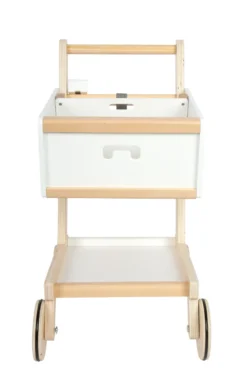Einkaufswagen aus Holz „fresh“
