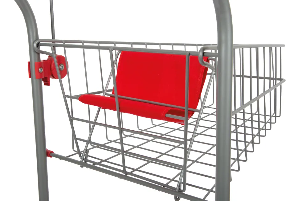 Einkaufswagen silber