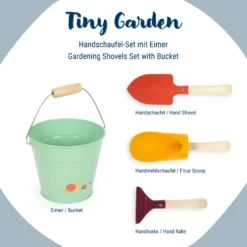 Handschaufel-Set mit Eimer „Tiny Garden“ | defekte Verpackung