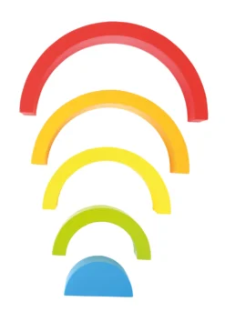Holzbausteine Regenbogen