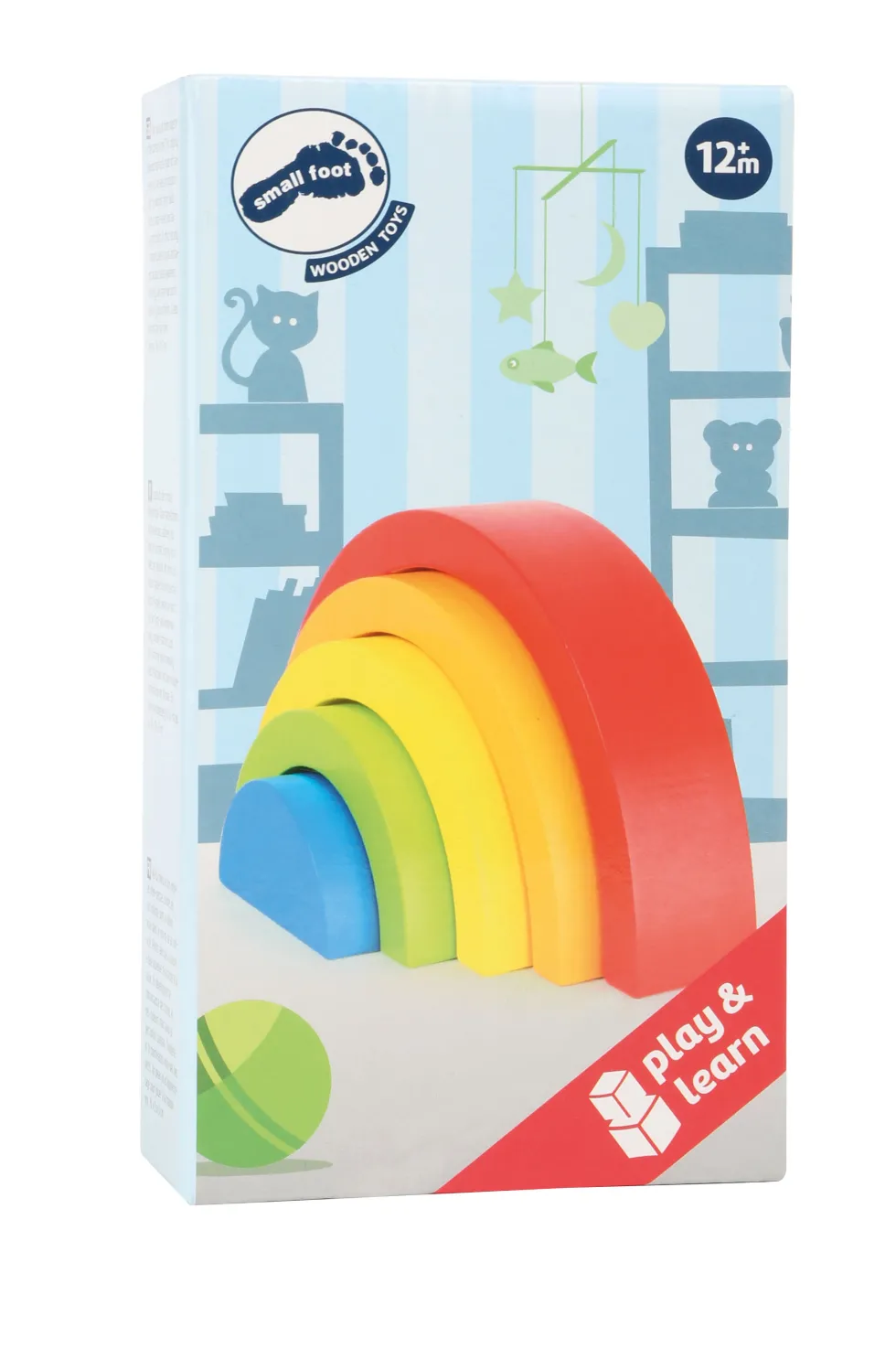 Holzbausteine Regenbogen