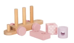 Holzzug rosa