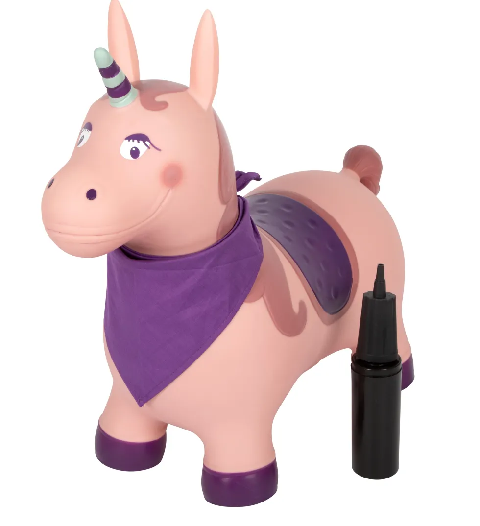 Hüpftier Einhorn