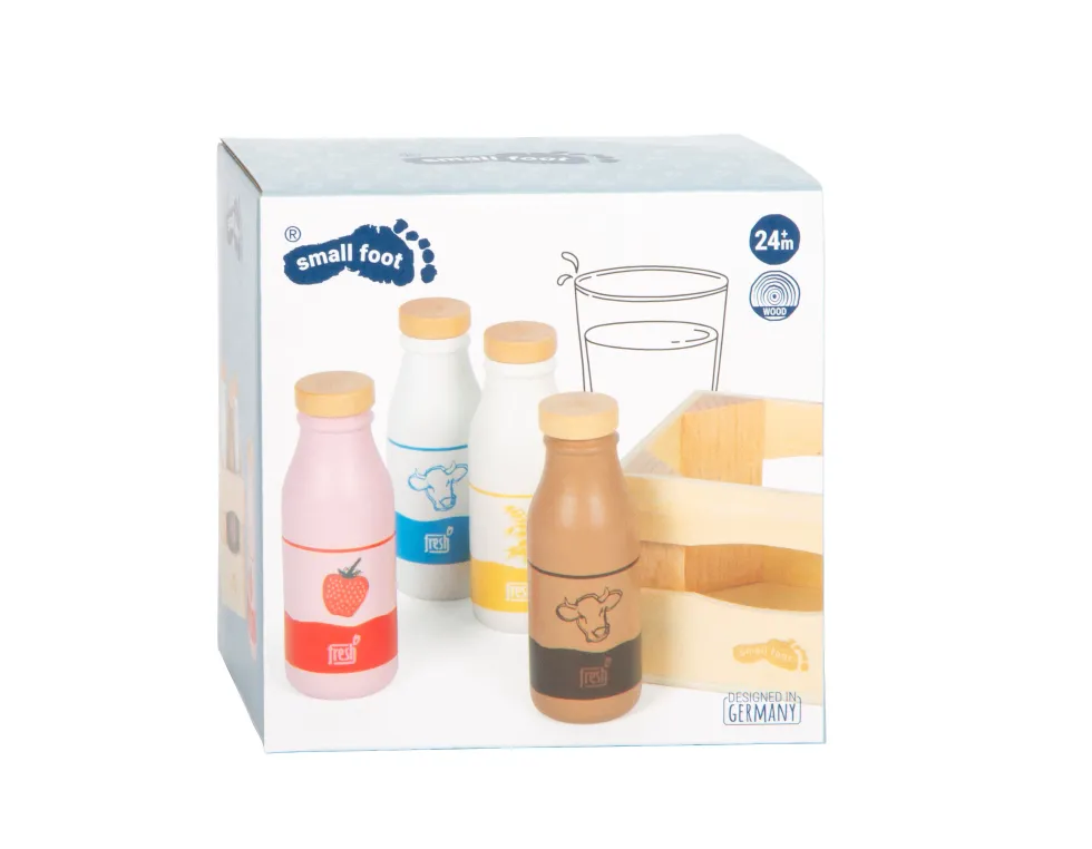 Kiste mit Milchgetränken „fresh“