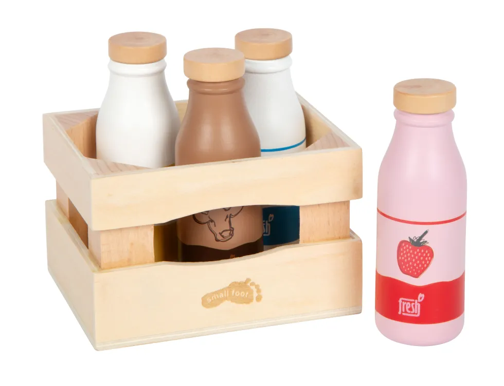 Kiste mit Milchgetränken „fresh“