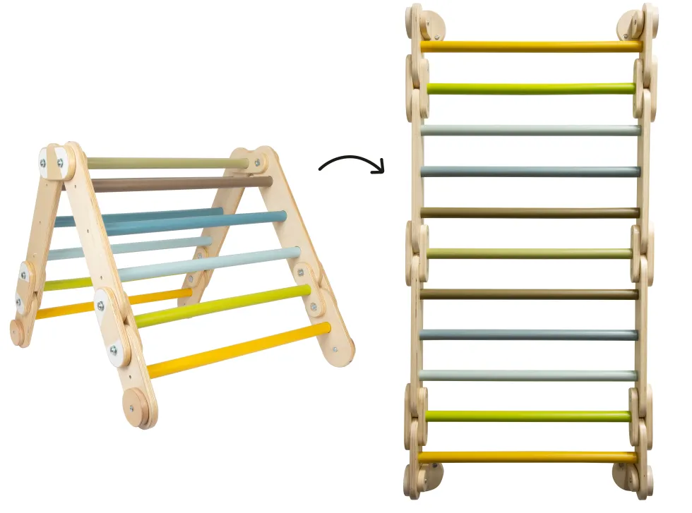 Kletterdreieck-Sprossenwand 2in1 „Adventure“