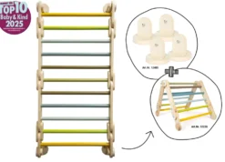 Kletterdreieck-Sprossenwand 2in1 „Adventure“