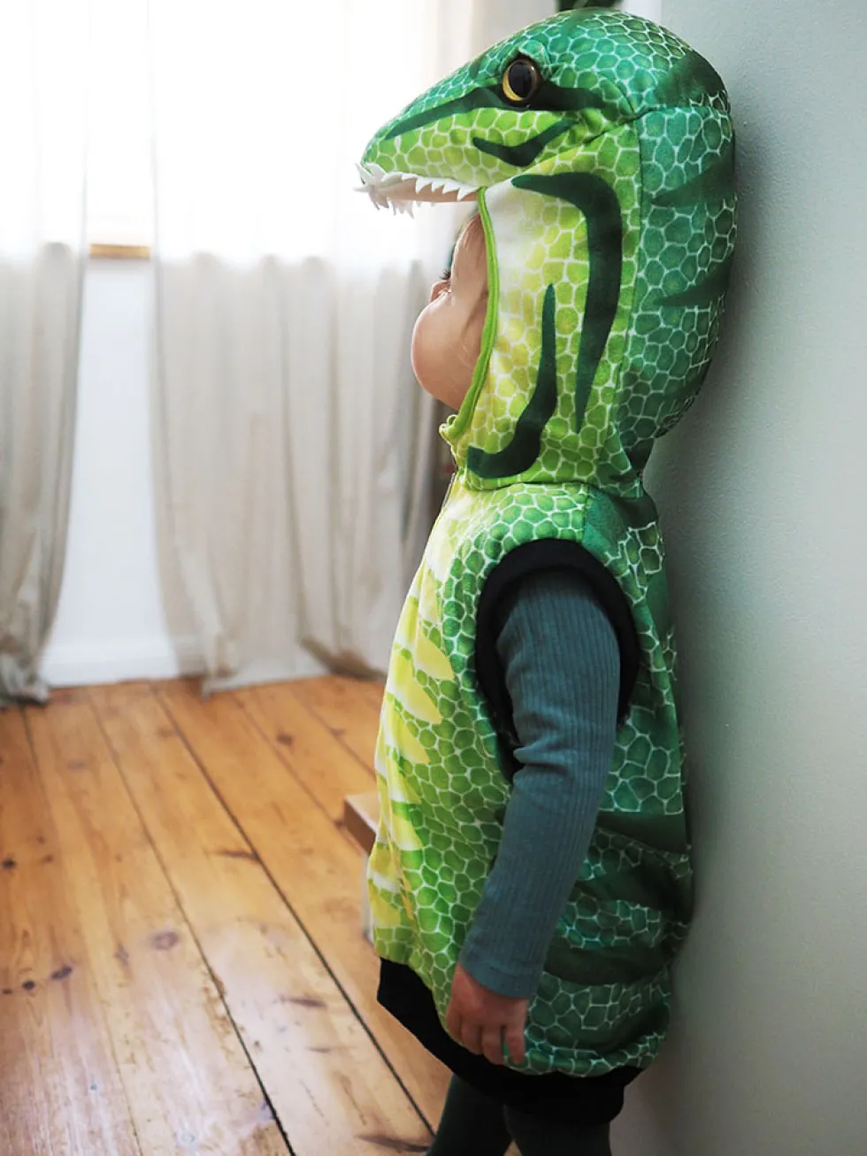 Kostüm-Weste Dinosaurier