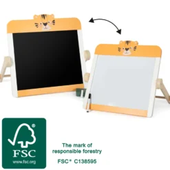 Kreidetafel und Whiteboard „Safari“