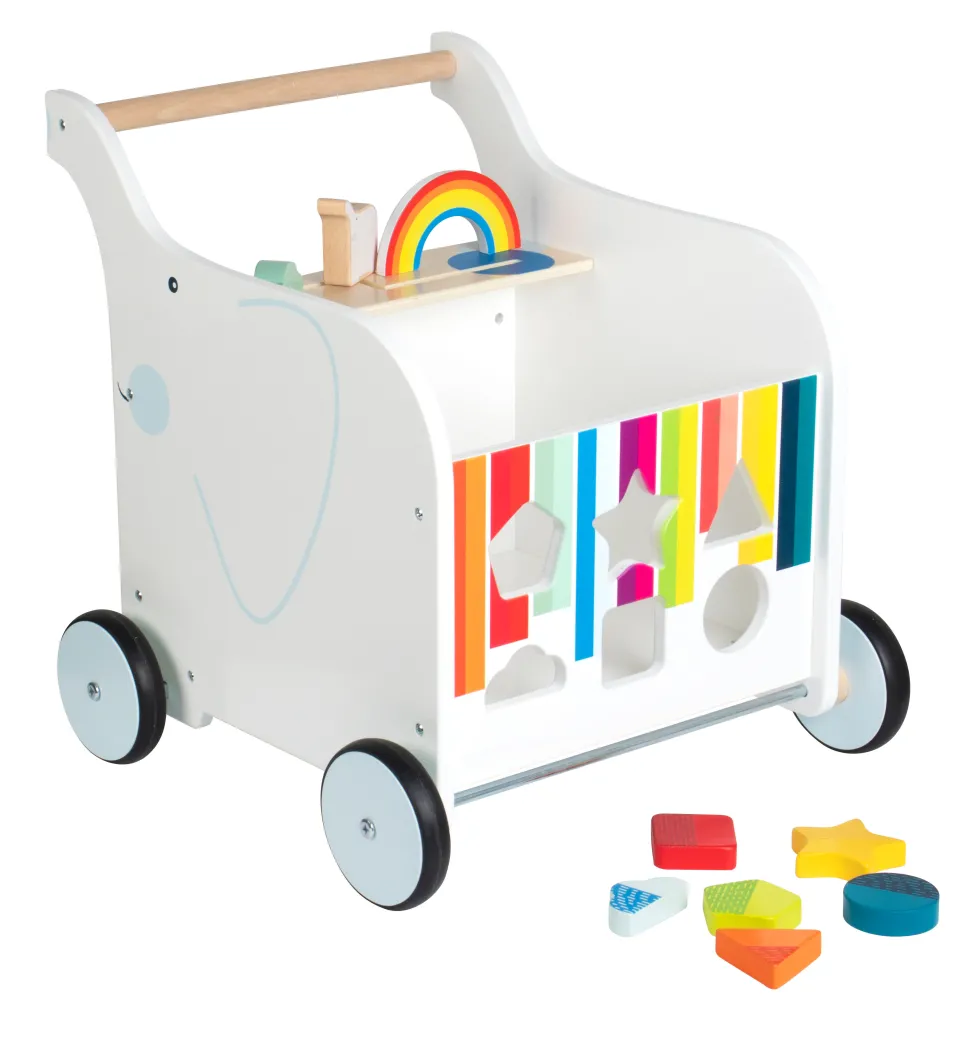 Lauflernwagen Spielzeugbox Elefant