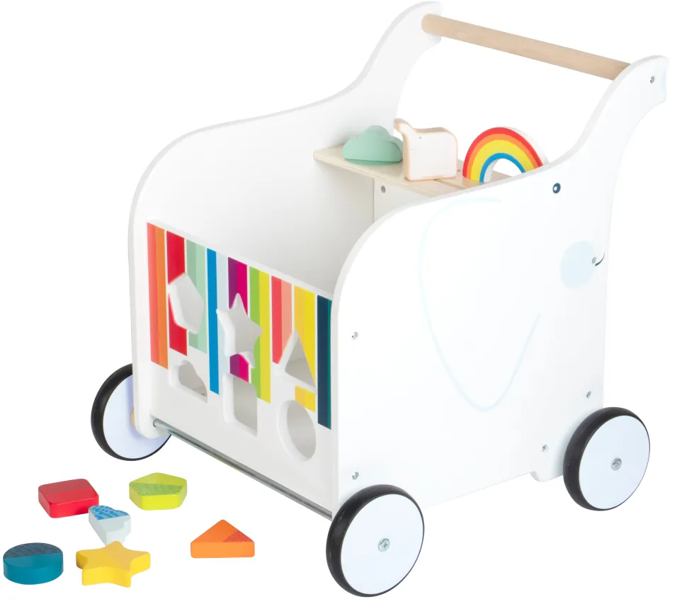 Lauflernwagen Spielzeugbox Elefant