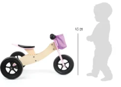 Laufrad und -dreirad Maxi Rosa