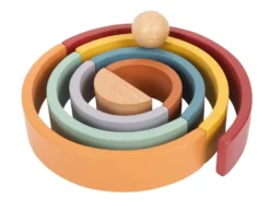 Montessori Holzbausteine Regenbogen