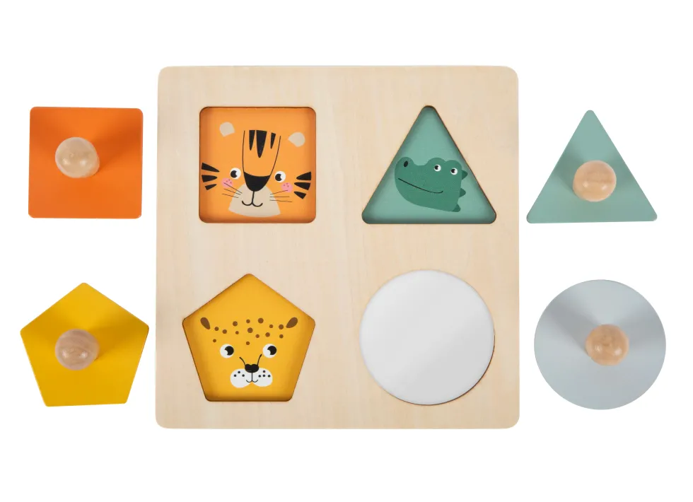 Montessori Setzpuzzle Formen und Motive