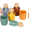 Montessori Sortierbecher mit Figuren