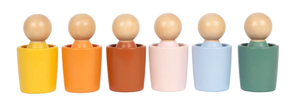 Montessori Sortierbecher mit Figuren