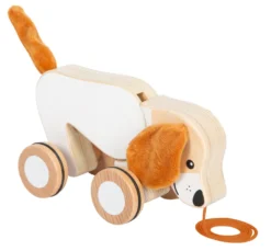 Nachziehtier Hund mit Knisterohren
