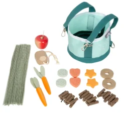 Pferdefutter Set mit Tasche