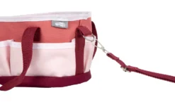 Pferdepflegeset mit Tasche rot