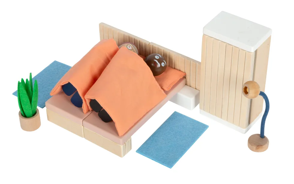 Puppenhausmöbel Schlafzimmer