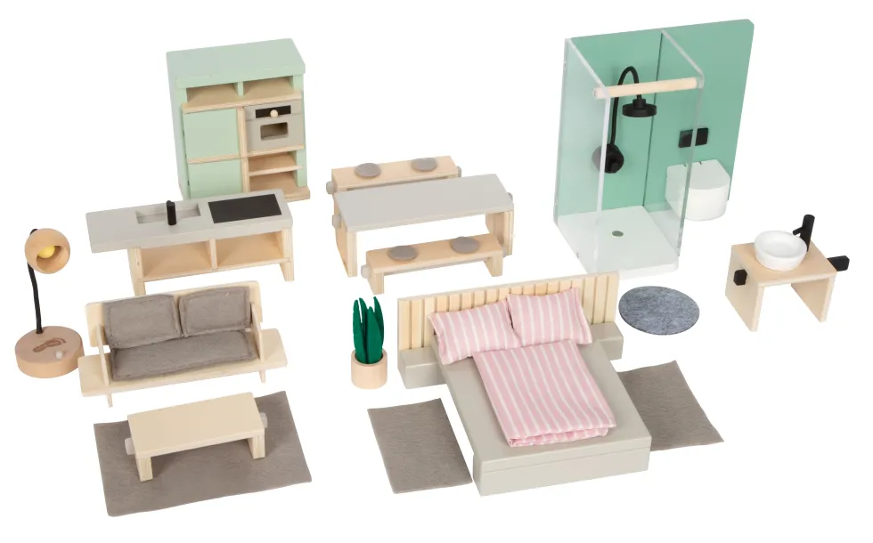 Puppenhausmöbel Set