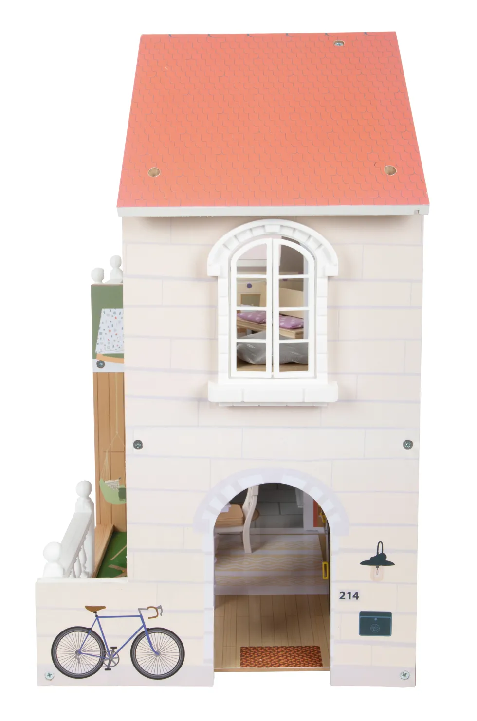 Puppenhaus mit Dachterrasse