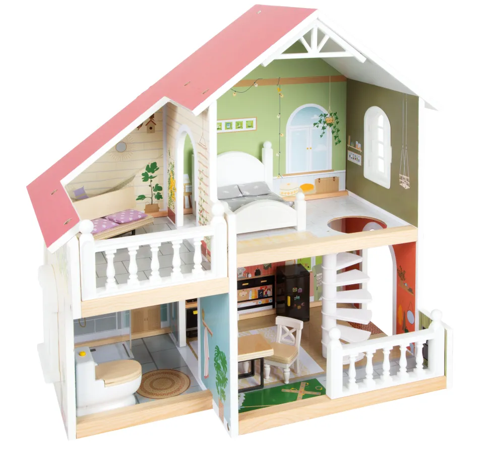 Puppenhaus mit Dachterrasse