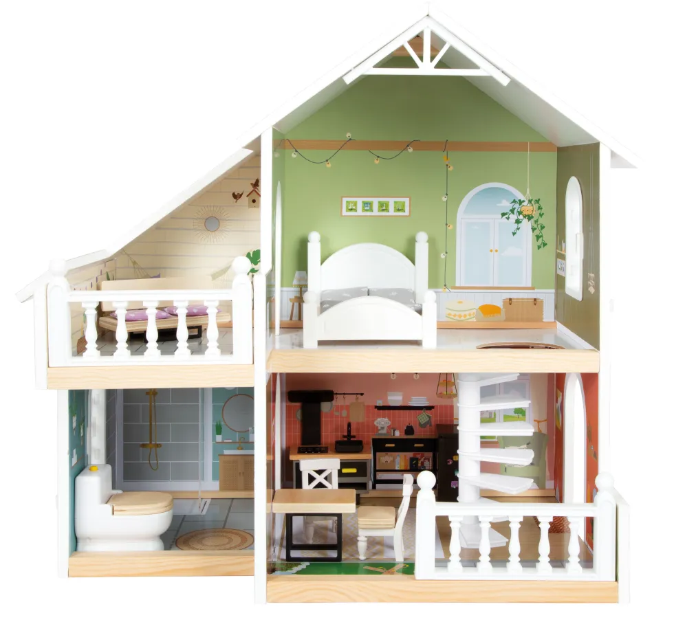 Puppenhaus mit Dachterrasse
