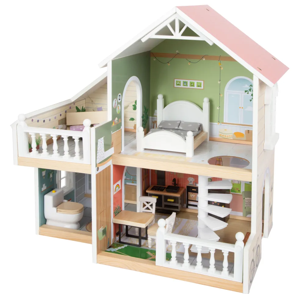 Puppenhaus mit Dachterrasse