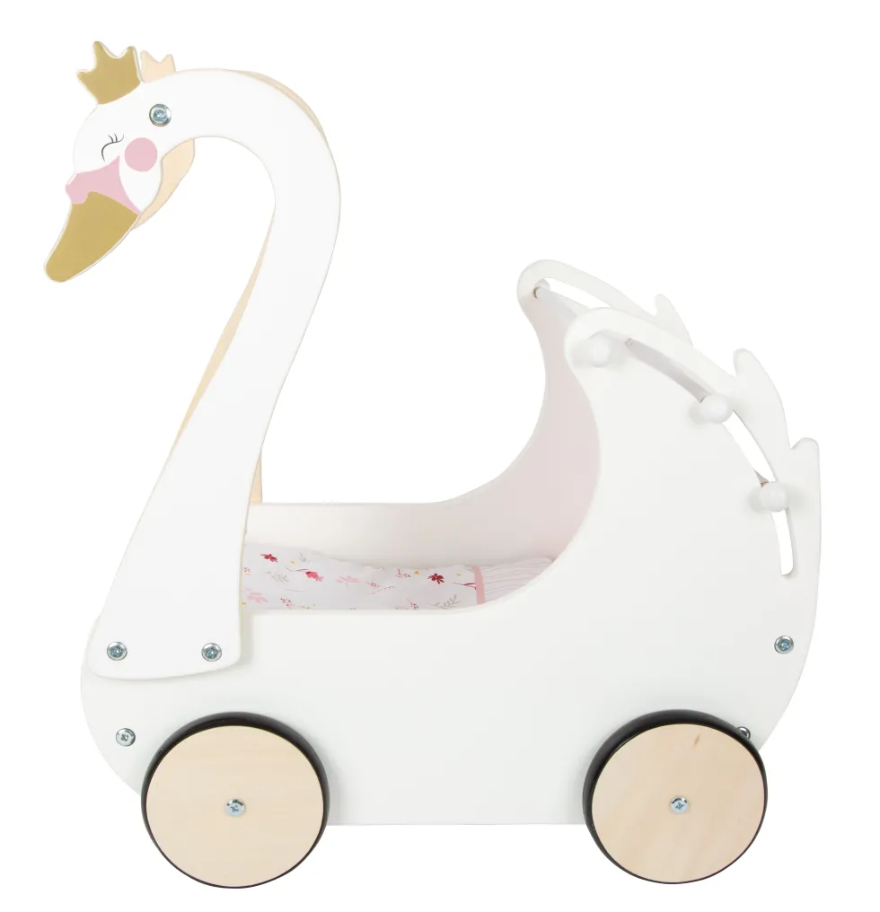 Puppenwagen Schwan