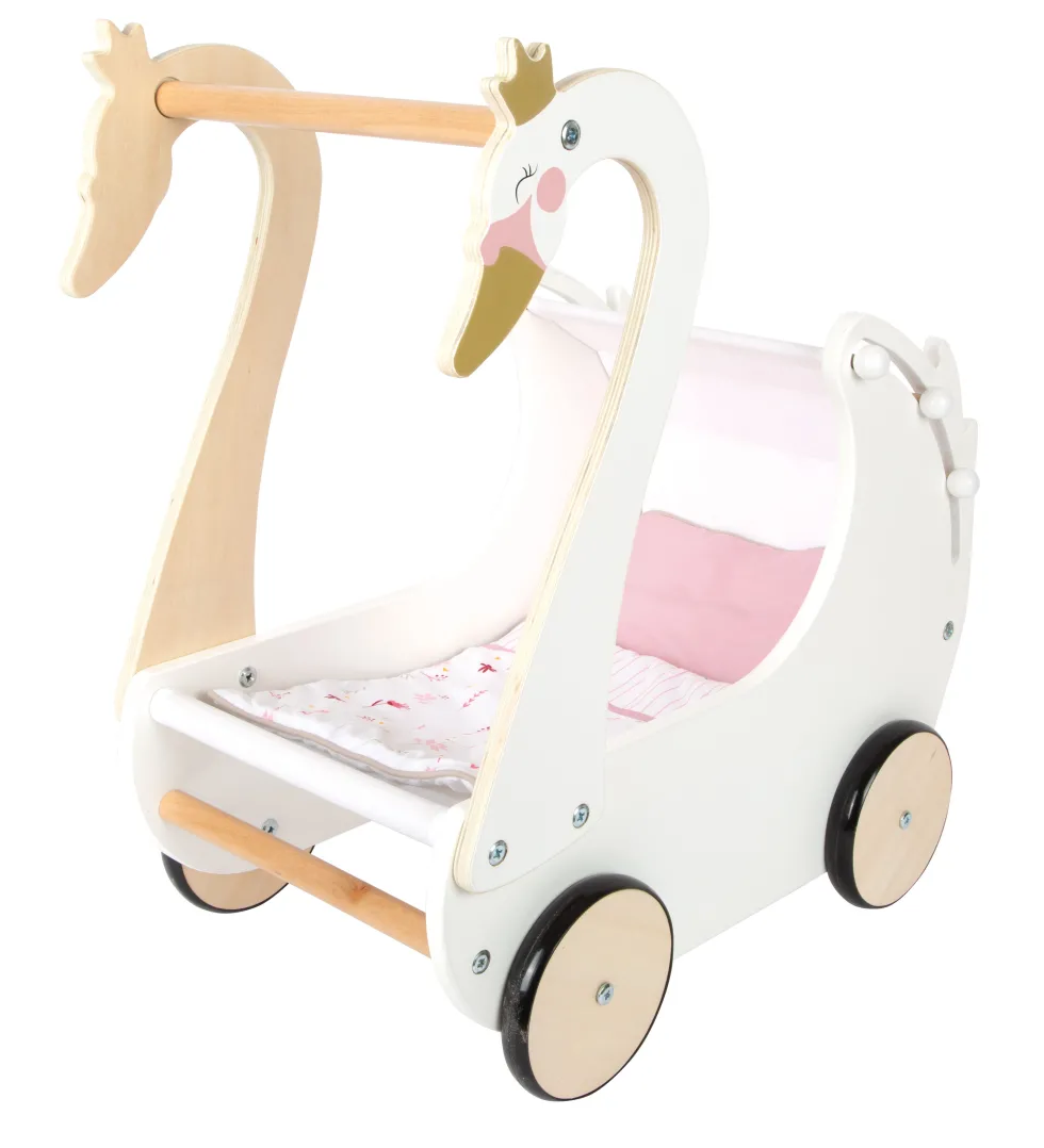 Puppenwagen Schwan