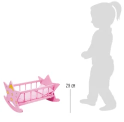 Puppenwiege Stern