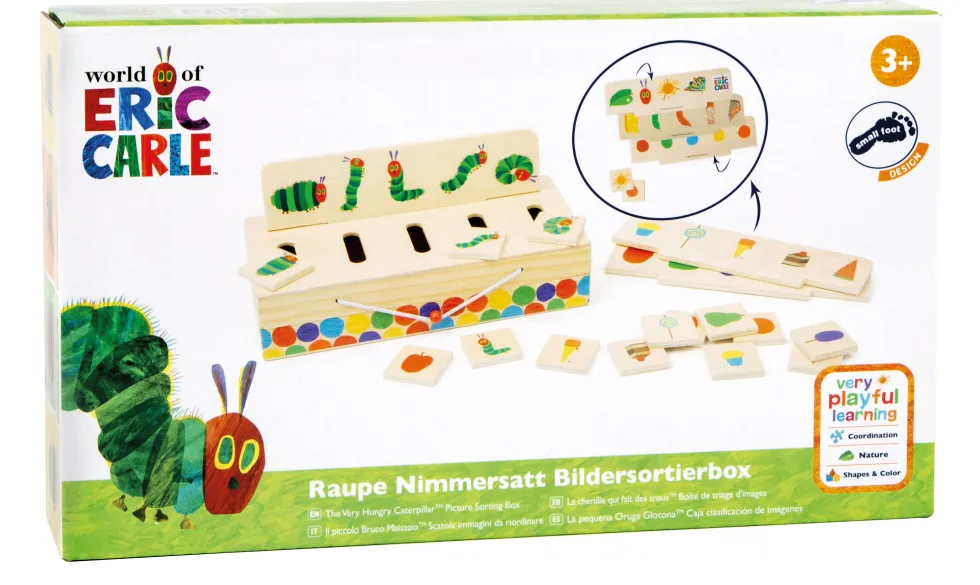 Raupe Nimmersatt Bildersortierbox