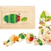 Raupe Nimmersatt Schichtenpuzzle