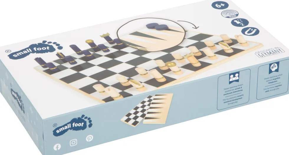 Schach und Backgammon „Gold Edition“