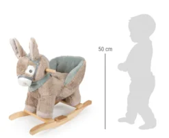 Schaukeltier Esel mit Sitz