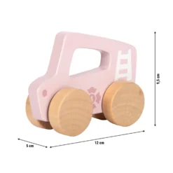 Schiebeauto rosa